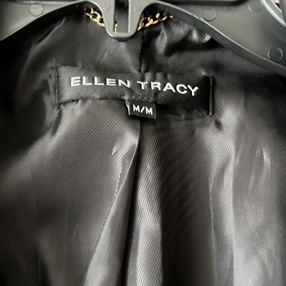 Ellen Tracy Leather Black Jacket - image 3